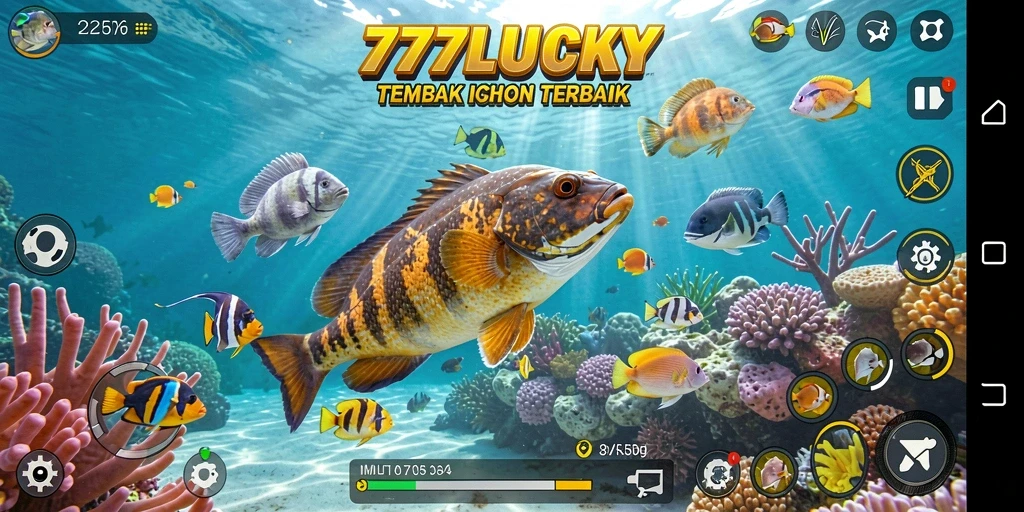 Gameplay seru dengan aksi menembak ikan yang mendebarkan.