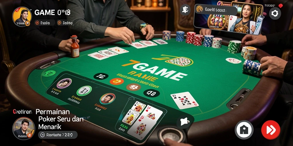 Screenshot gameplay 7GAME yang seru dan interaktif.