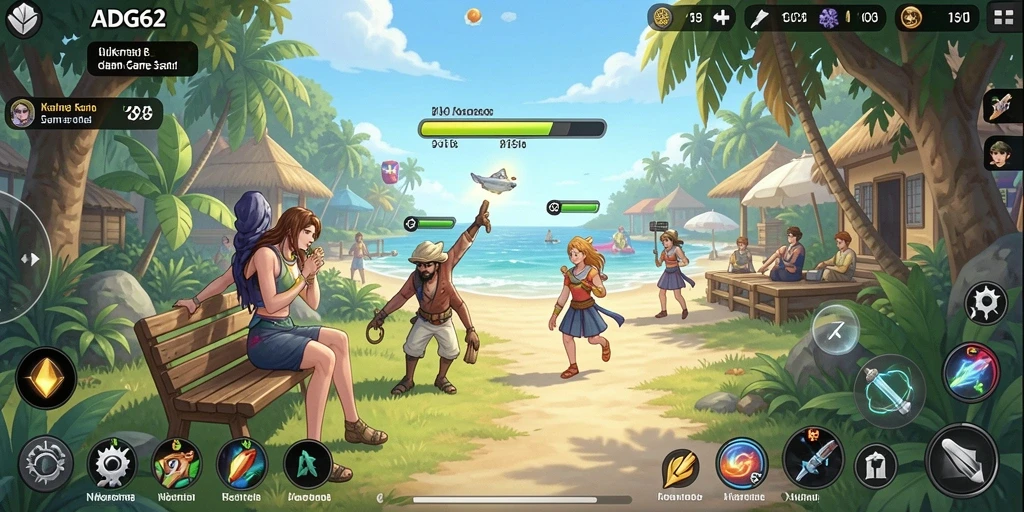 Tampilan menarik dari gameplay ADG62 yang mengasyikkan.