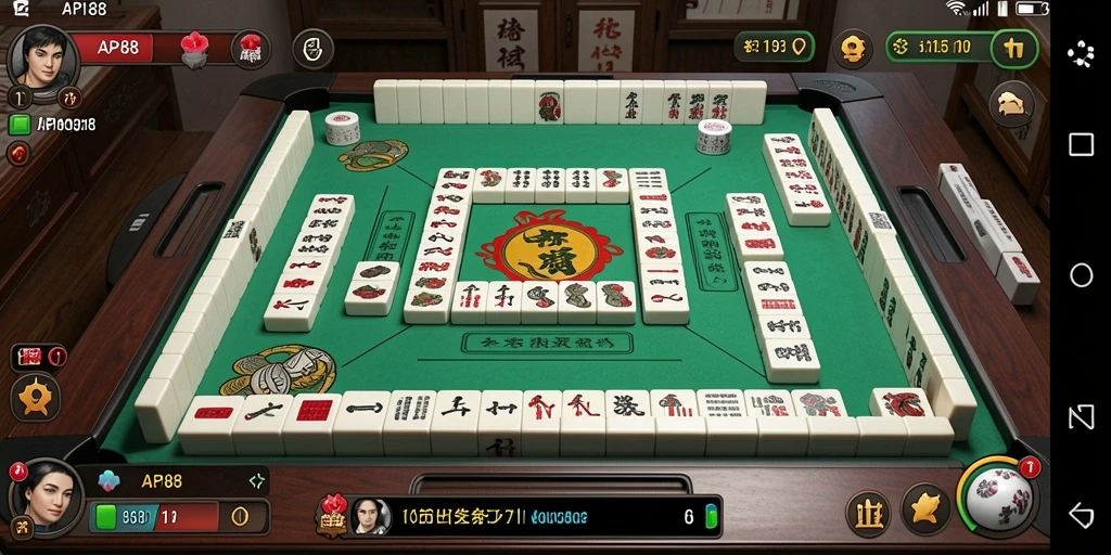 Tampilan gameplay Mahjong yang mengasyikkan di API88.