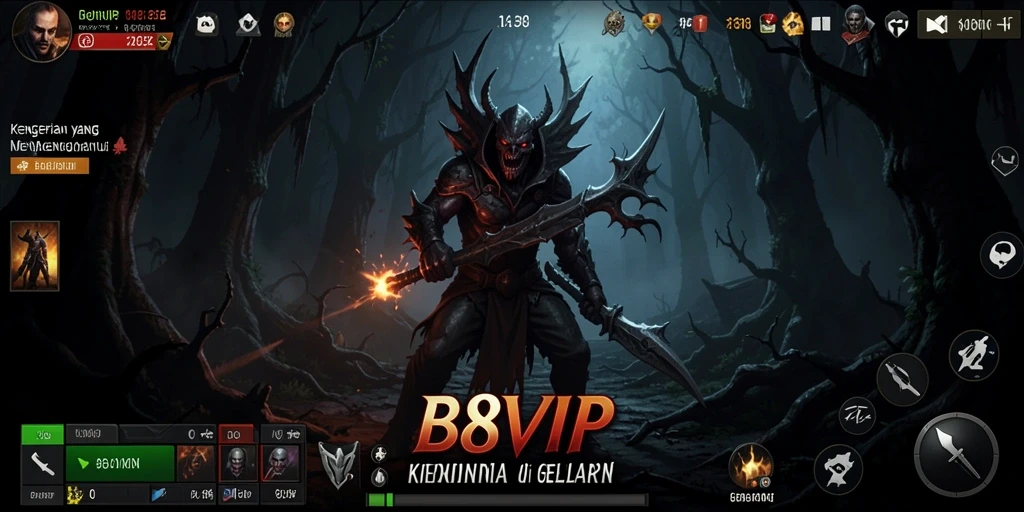 Gameplay B8VIP yang menegangkan dengan suasana Horror.
