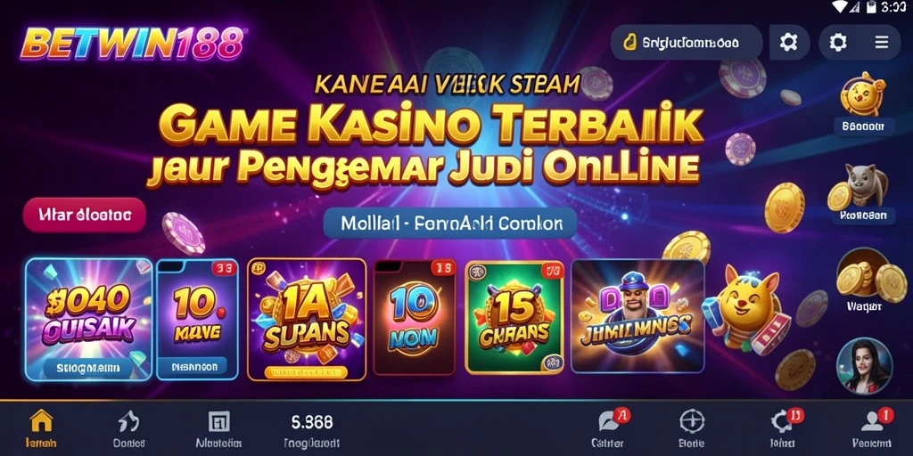 Tampilan gameplay Kasino yang menarik di BETWIN188.