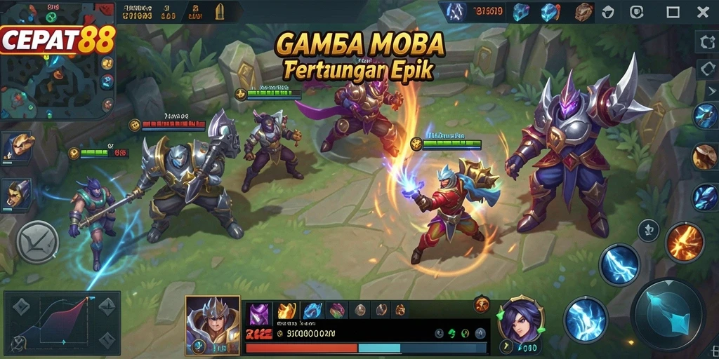 Gameplay seru dan penuh aksi di CEPAT88 dengan karakter unik.