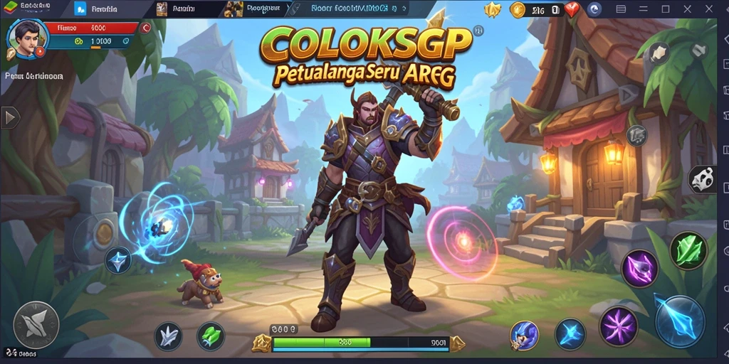 Gameplay penuh aksi dalam dunia COLOKSGP yang memukau.