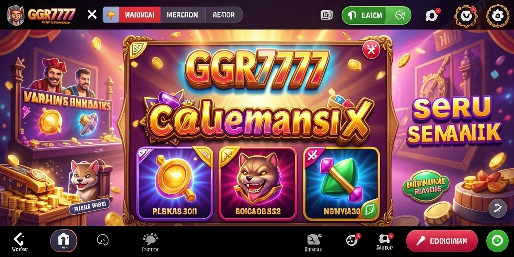 Tampilan gameplay GGR7777 yang seru dan menegangkan.