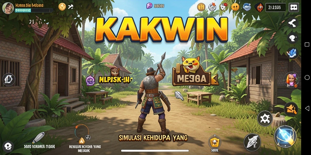 Tangkapan layar dari gameplay KAKWIN yang mendalam dan interaktif.