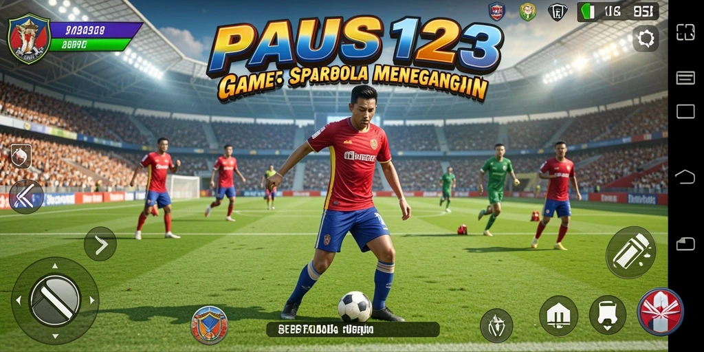 Tampilan gameplay menegangkan dari PAUS123 yang menampilkan aksi di lapangan.