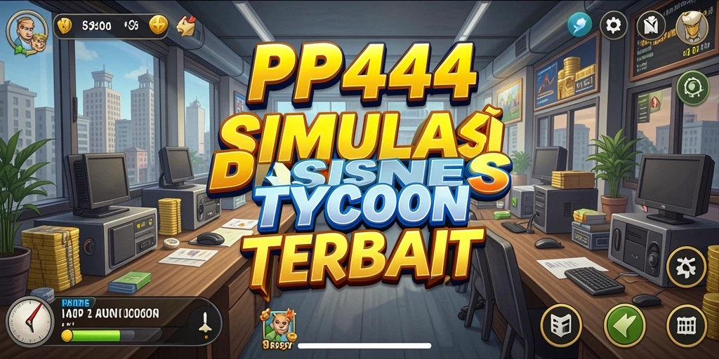 Tampilan gameplay PP444 dengan suasana yang penuh warna dan dinamis.