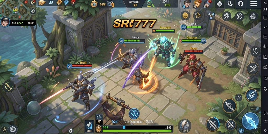 Tampilan gameplay menarik dalam game SLG SR777.